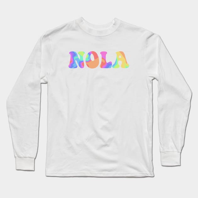 NOLA rainbow Long Sleeve T-Shirt by Rpadnis